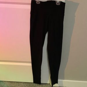 Plain black leggings from Aritzia, size S